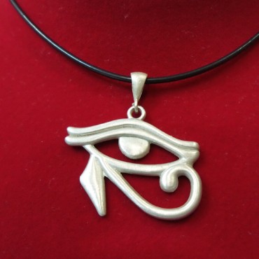 Horusun Gözü - Ra'nın Gözü Kolye Ucu 925 Ayar Gümüş
