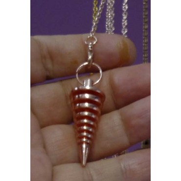 Spiral Pirinç Sarkaç Rose Rengi