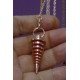 Spiral Pirinç Sarkaç Rose Rengi