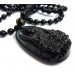 Siyah Obsidyen Buddha - Bodhisattva Kolye Siyah Obsidyen Buddha - Bodhisattva Kolye