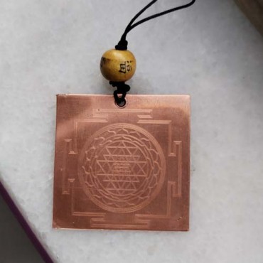 Sri Yantra Bakır Kolye