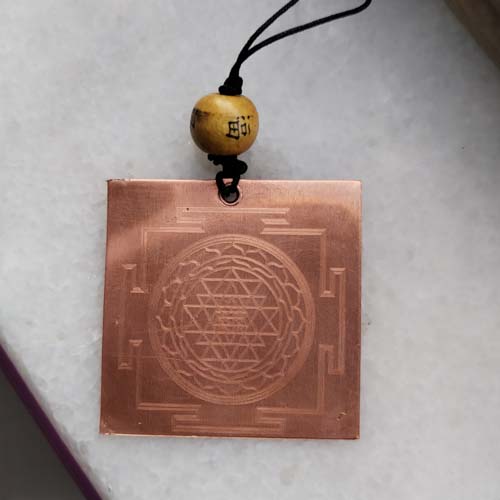 Sri Yantra Bakır Kolye